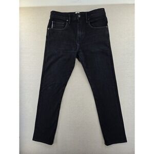 Hiroshi Kato The Scissors Slim Tapered Jeans Mens Fits 31x28" Black Raw Selvedge